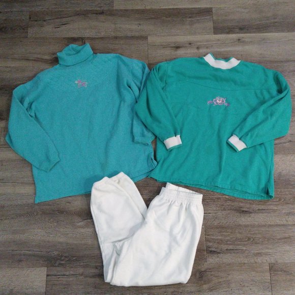 Sweaters - BUNDLE: VINTAGE: Two Sweatshirts, One Sweatpant